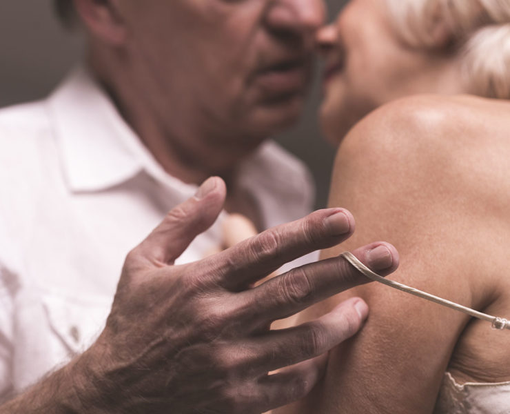 Paar hat Sex im Alter